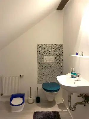 Ein Badezimmer in der Unterkunft Loftartiges Wohnen mit 4 separaten Schlafbereichen