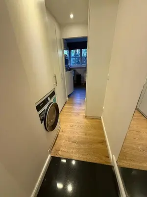 Küche/Küchenzeile in der Unterkunft Stylish Garden Apartment in Central Munich