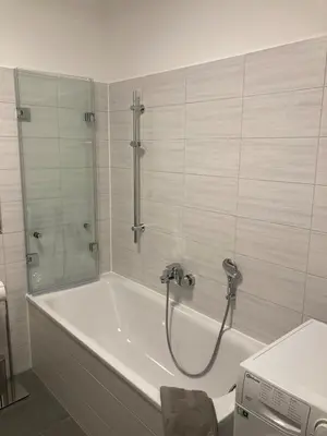 Ein Badezimmer in der Unterkunft Großzügige individuelle Wohnung am Starnberger See