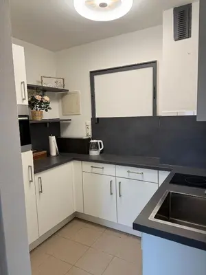 Küche/Küchenzeile in der Unterkunft Zentral gelegene Wohnung