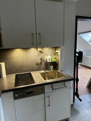 Küche/Küchenzeile in der Unterkunft Zentral gelegene Wohnung