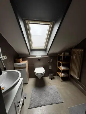 Ein Badezimmer in der Unterkunft Zentral gelegene Wohnung