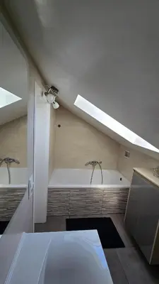 Ein Badezimmer in der Unterkunft Ferienwohnung Chiemsee