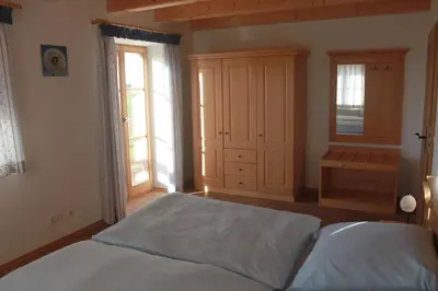 Ein Bett oder Betten in einem Zimmer der Unterkunft Urlaubshof Grimm