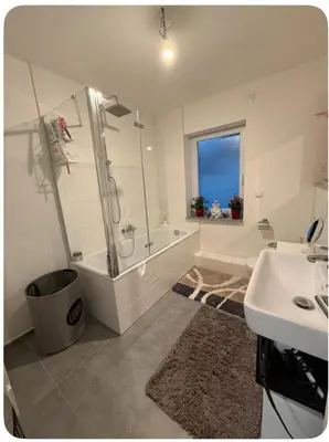 Ein Badezimmer in der Unterkunft Exklusive room in Starnberg lake