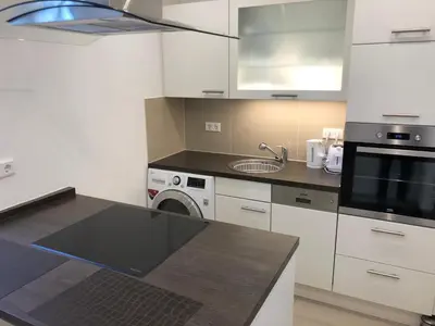 Küche/Küchenzeile in der Unterkunft Apartments Ingolstadt Kleine Rosengasse