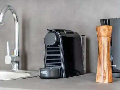 Kaffee-/Teezubehör in der Unterkunft Apartments Ingolstadt Kleine Rosengasse