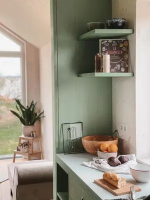 Küche/Küchenzeile in der Unterkunft Tiny House, deine nachhaltige Unterkunft
