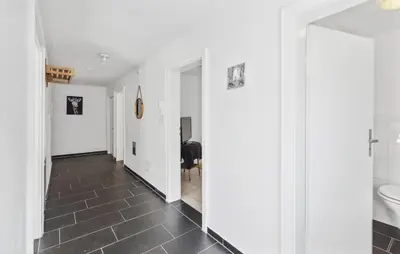 Ein Badezimmer in der Unterkunft Gemütlich im bayerischen Dorf Nähe Starnberger See