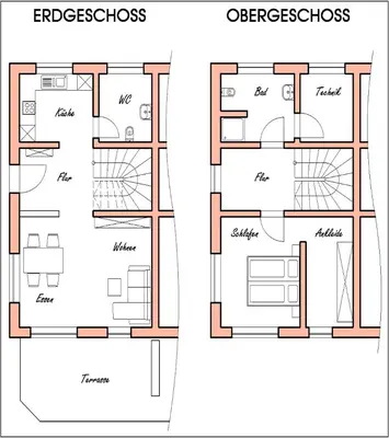 Grundriss der Unterkunft Ferienhaus Staudensonne