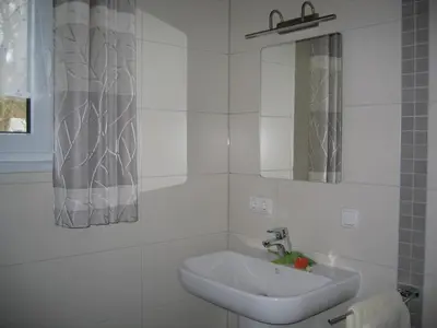 Ein Badezimmer in der Unterkunft Ferienhaus Staudensonne