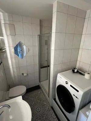 Ein Badezimmer in der Unterkunft NO-Television One bedroom apartment
