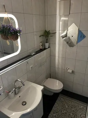 Ein Badezimmer in der Unterkunft NO-Television One bedroom apartment