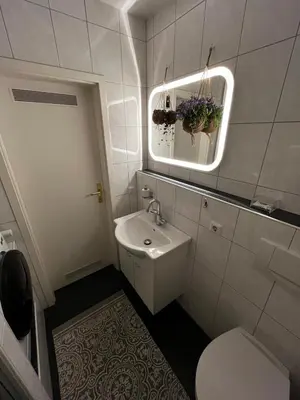 Ein Badezimmer in der Unterkunft NO-Television One bedroom apartment
