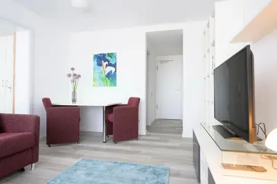 TV/Unterhaltungsangebot in der Unterkunft Huber Living