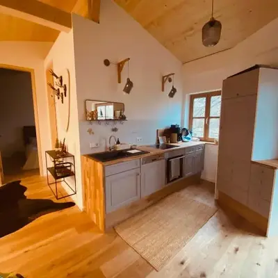 Gästehäuschen mit Kamin