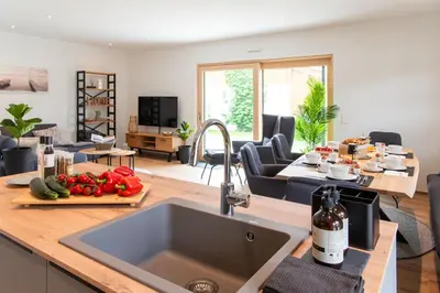 TV/Unterhaltungsangebot in der Unterkunft Ferienhaus Chiemseefeeling
