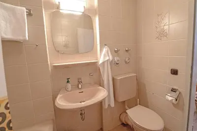 Ein Badezimmer in der Unterkunft Gschwendtnerhof App1 Horst
