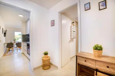 Grundriss der Unterkunft Design Apartment Bavaria - Küche, Smart-TV & Mehr