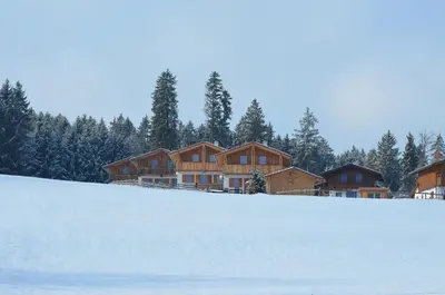 Holzar Chalet - Feriendorf Via Claudia Haus 72 im Winter