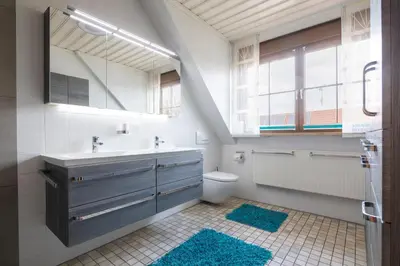 Ein Badezimmer in der Unterkunft Land & Erlebnis Apartment im Allgäu
