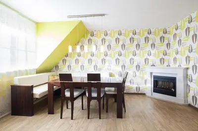 Ein Sitzbereich in der Unterkunft Land & Erlebnis Apartment im Allgäu