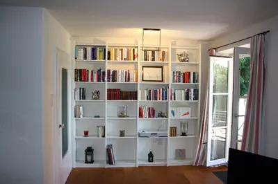 Die Bibliothek in der Ferienwohnung