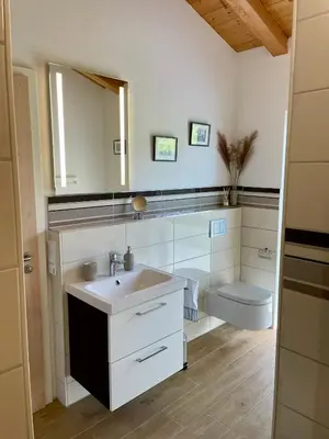 Ein Badezimmer in der Unterkunft Ferienwohnung Vroni