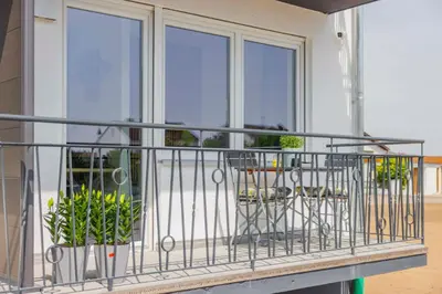 Ein Balkon oder eine Terrasse in der Unterkunft Easy Sleep Vohburg - Wohnen auf Zeit
