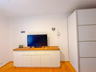 TV/Unterhaltungsangebot in der Unterkunft Ferienwohnung Rauszeit