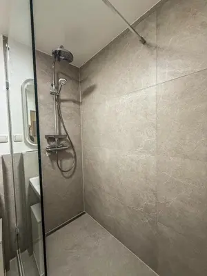 Ein Badezimmer in der Unterkunft Ferienwohnung Rauszeit
