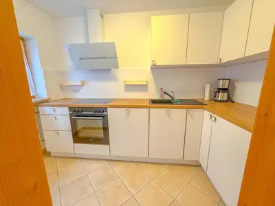 Küche/Küchenzeile in der Unterkunft Ferienwohnung Rauszeit