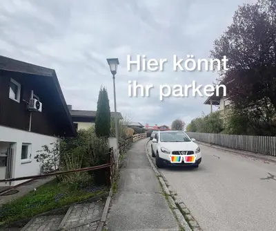 Die Umgebung um das Privatzimmer