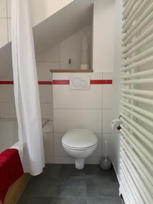 Ein Badezimmer in der Unterkunft Ferienwohnung Schatzkisterl