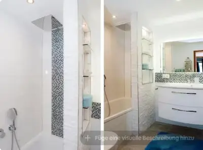 Ein Badezimmer in der Unterkunft Charmante Bleibe für Alleinreisende
