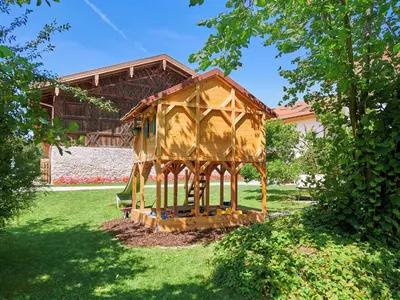Ein Garten an der Unterkunft Moierhof