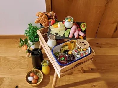 Essen in der Ferienwohnung oder in der Nähe
