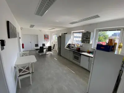 Küche/Küchenzeile in der Unterkunft Munich Bedrooms