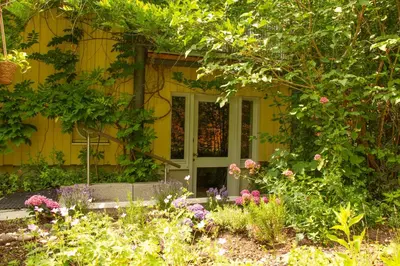 Ein Garten an der Unterkunft Vis-à-Vis Schloss Nymphenburg - Rondellapartments