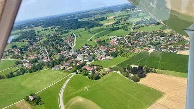 Blick auf Ferienwohnung Anneliese aus der Vogelperspektive