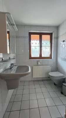 Ein Badezimmer in der Unterkunft Wichtel Haus