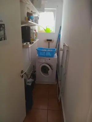 Küche/Küchenzeile in der Unterkunft Ferienwohnung Dießen Bierdorf - Holzacker