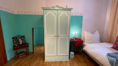 Ein Bett oder Betten in einem Zimmer der Unterkunft Fridas Room-Dein Rückzugsort
