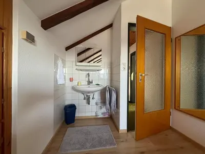 Ein Badezimmer in der Unterkunft Ferienwohnung Feßler