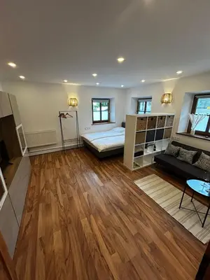 Ein Bett oder Betten in einem Zimmer der Unterkunft Bauernhaus Apartment