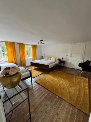 Ein Sitzbereich in der Unterkunft Altstadtvilla in Vohburg