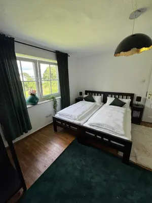 Ein Bett oder Betten in einem Zimmer der Unterkunft Altstadtvilla in Vohburg