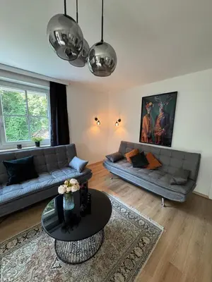 Ein Sitzbereich in der Unterkunft Altstadtvilla in Vohburg