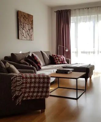 Ein Sitzbereich in der Unterkunft City Gallerie Apartment