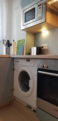 Küche/Küchenzeile in der Unterkunft City Gallerie Apartment